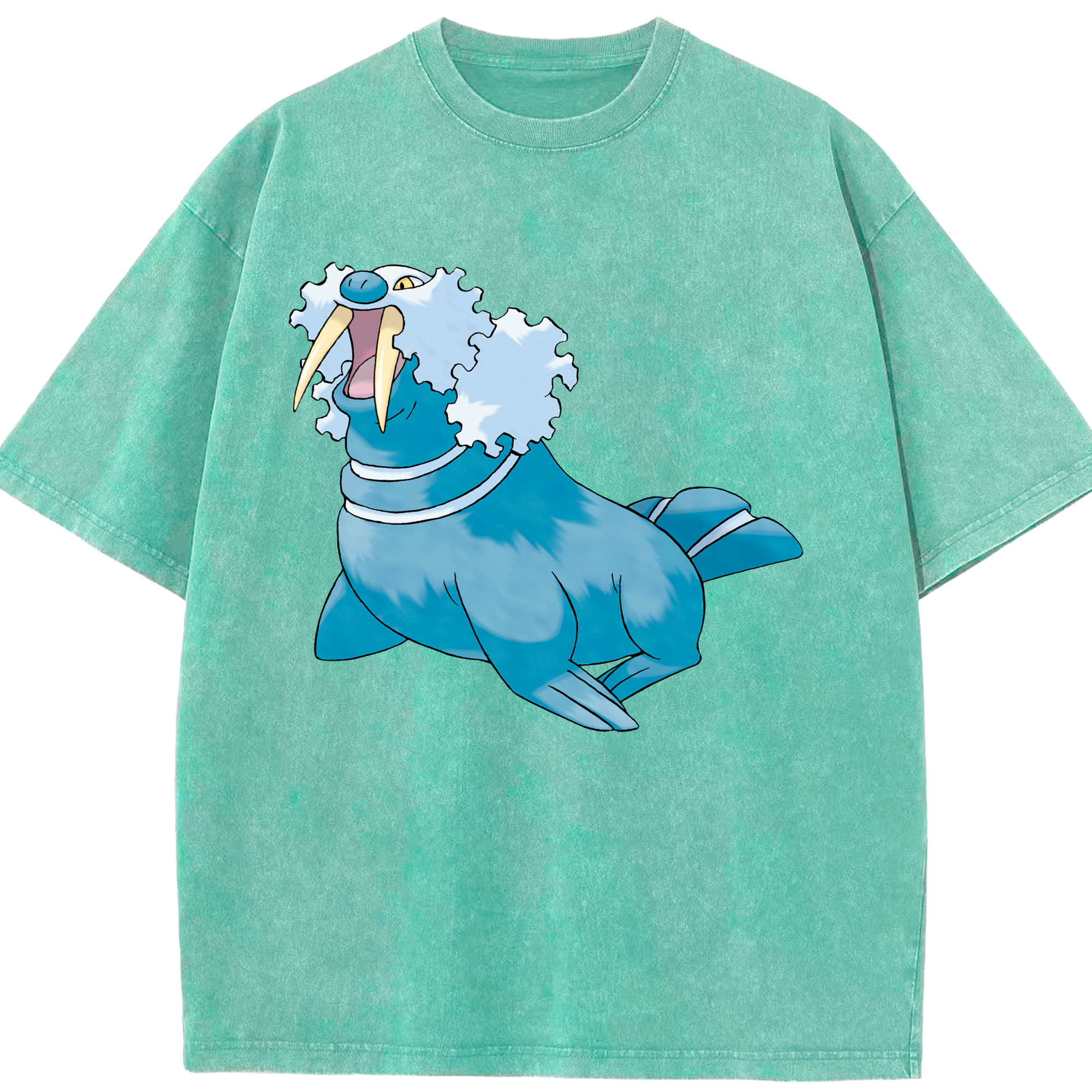 （画像用） ポケットモンスター Pokémon 綿100% ヴィンテージ風 半袖Tシャツ（フロントプリント）